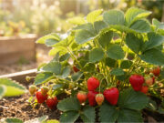 Strawberries Need Nutrition at the Right Time: How to Support Them for Sweet Fruits and Strong Leaves Healthy strawberries with abundant harvest