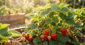 Strawberries Need Nutrition at the Right Time: How to Support Them for Sweet Fruits and Strong Leaves Healthy strawberries with abundant harvest