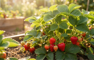 Strawberries Need Nutrition at the Right Time: How to Support Them for Sweet Fruits and Strong Leaves Healthy strawberries with abundant harvest