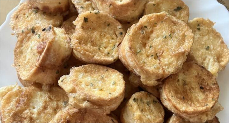 Crispy Cheese Rolls from Bread Rolls: Quick Dinner in Egg