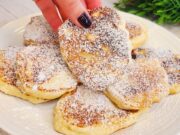Quick Apple Pancakes from Yogurt Batter: Fluffy Recipe Using Just 1 Apple Pancakes made from grated apples