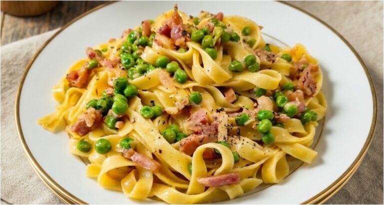 Lightning-Fast Pasta with Sour Cream, Crispy Bacon, and Cheese