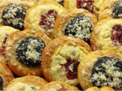 Prepare These Delicious Quick Pastries from No-Rise Dough No-rise pastries with quark and plum jam – ready without waiting, tender and moist