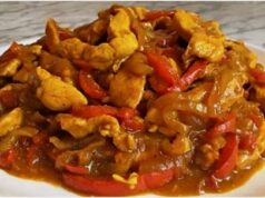 Lightning-Fast Chicken Stir-Fry with Vegetables in 20 Minutes: An Excellent One-Pan Lunch Quick chicken stir-fry with vegetables – juicy meat and delicate sauce