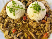 Quick Chicken Stir-Fry with Vegetables and Rice: Brilliant Recipe from Leftover Roast Chicken Quick chicken stir-fry with vegetables and rice made from leftover roast chicken