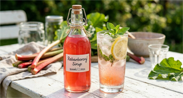 Refreshing Homemade Rhubarb Syrup with Cane Sugar: Perfect for Summer Lemonades