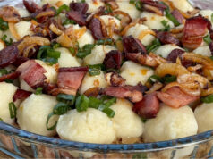 Hearty Potato Balls with Sauerkraut, Bacon, and Smoked Meat