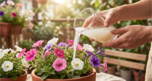 The Neighbor’s Secret: What to Add to Watering for Geraniums and Petunias to Make Them Bloom Like Crazy Until Autumn Using rice water as watering for petunias