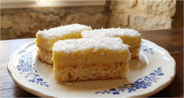 Extra Moist Coconut Cake: Recipe for a Delicate Dessert with Egg Yolk Cream, Milk Soak, and Coconut