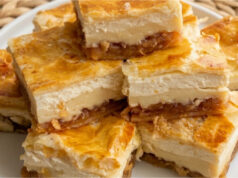 Apple Puff Pastry Cake with Quark and Pudding: Quick Dessert Without Complicated Dough Apple puff pastry cake with quark and pudding – quick dessert without complicated dough