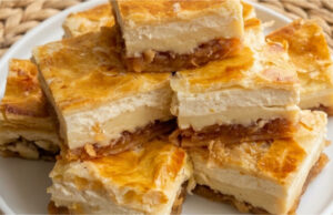 Apple Puff Pastry Cake with Quark and Pudding: Quick Dessert Without Complicated Dough Apple puff pastry cake with quark and pudding – quick dessert without complicated dough