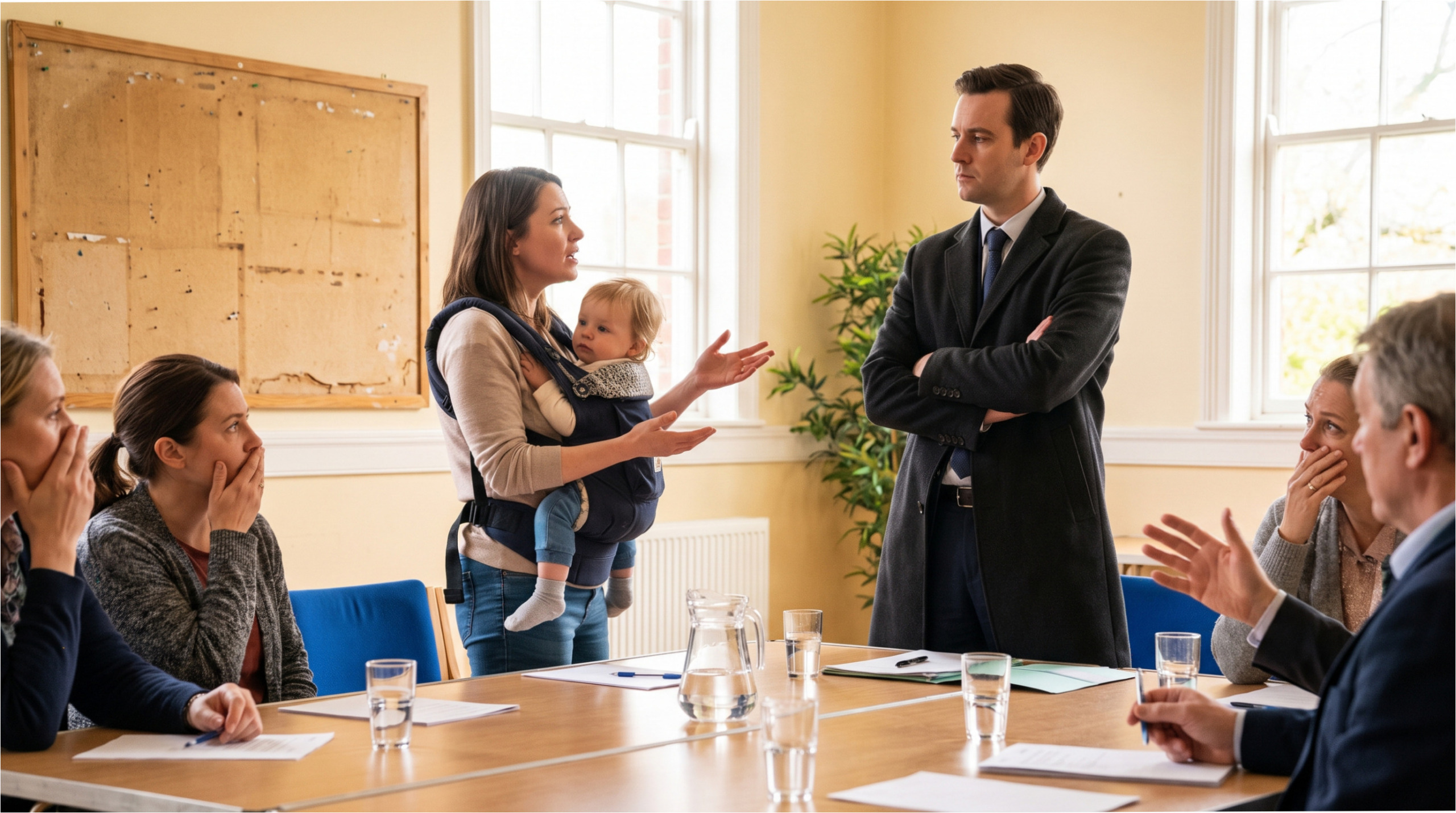 Argument between tenants and the owner.