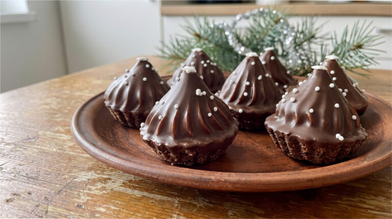 Caramel Cream Tartlets: Delicate Christmas Pastries Without Nuts and a Glossy Glaze