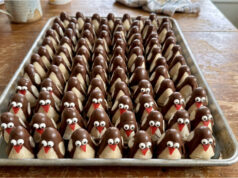 Coconut Penguins: Playful No-Bake Cookies from Beehive Molds Coconut penguins—no-bake Christmas cookies decorated with chocolate and marzipan