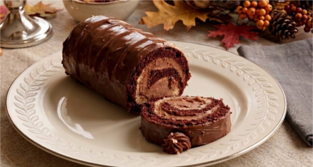 drunken-izidor-swiss-roll-walnuts-rum-chocolate-cream-880 Drunken Izidor Swiss roll with walnuts, rum, and chocolate cream