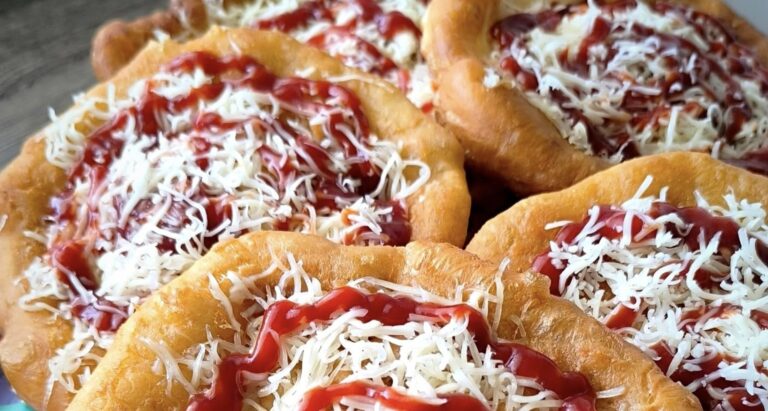 Homemade Langos from Yogurt Dough: Rise Overnight in the Fridge and Fluffy the Next Day