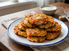 Pope’s Cutlets with a Twist: No Breading or Frying, Yet Deliciously Juicy Juicy Pope's cutlets with cheese and bell pepper – quick one-tray lunch without frying
