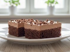 Moist Kefir Quick Cake with Unique Chocolate-Sour Cream Glaze Kefir cake with chocolate glaze: Quick, moist, and irresistible dessert