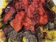 Lightning-Fast Potato Gnocchi with Butter, Poppy Seeds, and Stewed Plums: A Sweet Treat to Delight Lightning-fast potato gnocchi with butter, poppy seeds and stewed plums - sweet quick treat