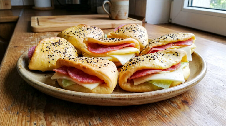 Pocket Sandwiches from Homemade Dough: An Affordable Snack for Work or Trips That Lasts All Day