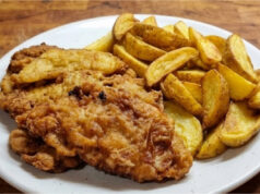 Pork Cutlets in Beer Batter: Crispy Coating and Juicy Meat Inside Pork cutlets in beer batter with crispy coating and juicy meat inside