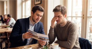 A High School Classmate Reached Out After Ten Years for Coffee. A Friendly Chat Turned Into Insurance Manipulation Tension during the conversation.