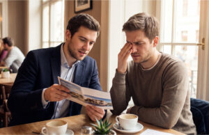 A High School Classmate Reached Out After Ten Years for Coffee. A Friendly Chat Turned Into Insurance Manipulation Tension during the conversation.