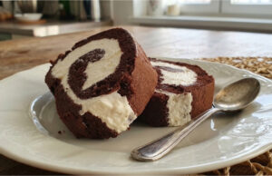 Whipped Cream Cocoa Roll Without Flour: Light Dessert with Lemon Cream Whipped cream cocoa roll without flour – light dessert with lemon cream