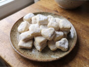 Delicate Whipped Cream Cookies: Tender Christmas Shapes from Just Four Ingredients Various shapes of delicate whipped cream cookies on a tray