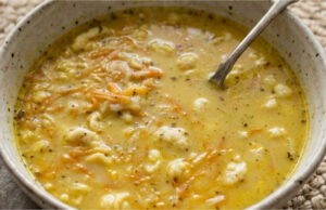 Yeast Soup Like Grandma Used to Make: Hearty with Homemade Drizzle Yeast soup with homemade drizzle