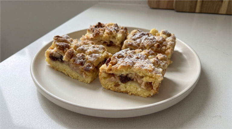 Baroness’s Slices with Apples and Meringue: Delicate Pastry with a Crispy Layer