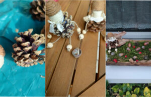 Create a Little Autumn World on Your Windowsill: Photo Guide to Pine Cone Gnomes Basic materials for making pine cone gnomes