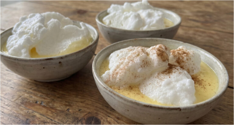 Bird’s Milk: Fluffy Snow Clouds with Delicate Vanilla Cream