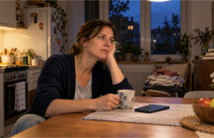 You’re Busy All Day, But In the Evening You Feel Like You Got Nothing Done Woman sitting tired in the evening, feeling like she accomplished nothing