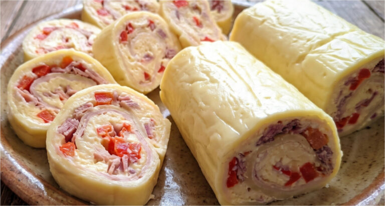 Cheese Roll with Egg Spread: A Luxurious Cold Appetizer