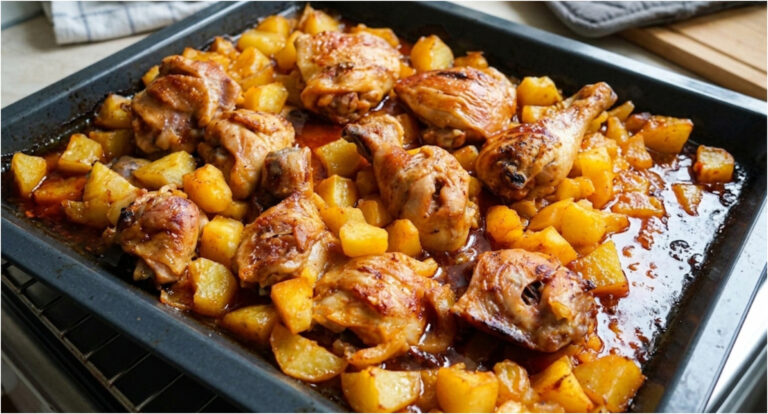Chicken Thighs with Potatoes in One Pan: Juicy Dinner Without the Extra Work