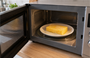 Does Your Dish Sponge Smell? The Microwave Trick Has an Important Catch A dish sponge in the kitchen sink