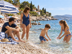 On Vacation, She Told Me Our Marriage Was Over. We Had to Pretend to Be a Happy Family for a Week in Front of the Kids Father and son at the seaside during a family vacation