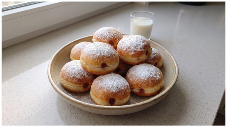 Homemade Jam-Filled Doughnuts: Fluffy Yeast Classic Fried to Golden Perfection
