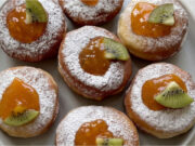 Homemade Yeast Doughnuts with Jam: Fluffy Dough and About 30 Airy Pieces Homemade yeast doughnuts with jam: fluffy dough and about 30 airy pieces