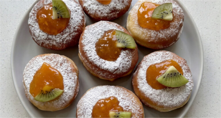 Homemade Yeast Doughnuts with Jam: Fluffy Dough and About 30 Airy Pieces