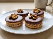 Ischler Cookies with Walnut Cream: Delicate Pastries with Jam and Chocolate Ischler cookies with walnut cream, delicate pastries with jam and chocolate