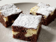 Moist Cup Cake with Quark: Fluffy Cocoa Batter and Delicate Creamy Filling Moist mug cake with quark