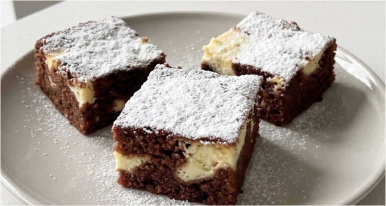 Moist Cup Cake with Quark: Fluffy Cocoa Batter and Delicate Creamy Filling