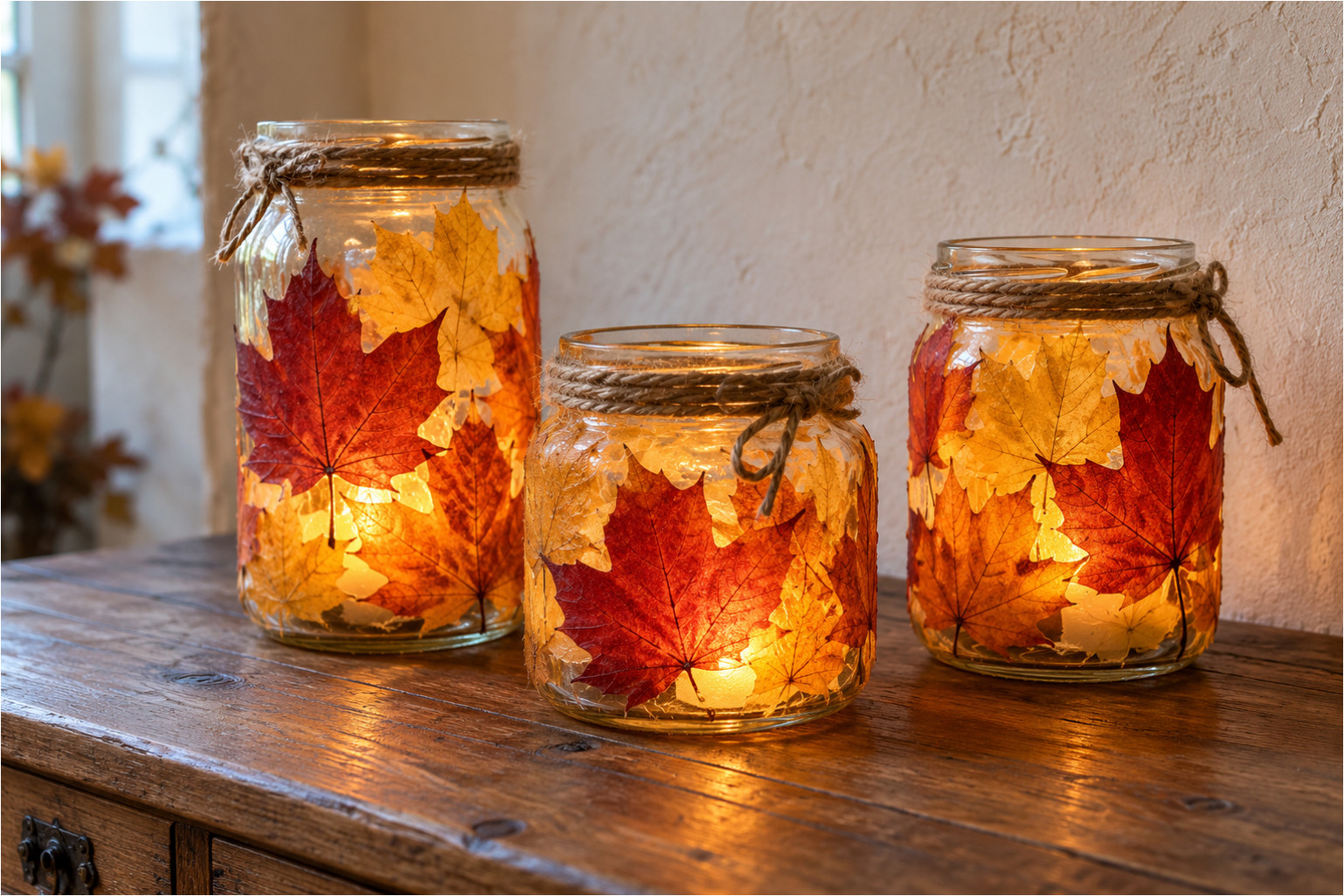 Nasbírejte pár barevných listů: 20 nápadů, jak z nich vytvořit krásné dekorace do bytu