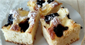 Quick Cup Cake with Quark and Plum Jam: Simple Batter Without Weighing Quick cup cake with quark and plum jam – simple batter without weighing