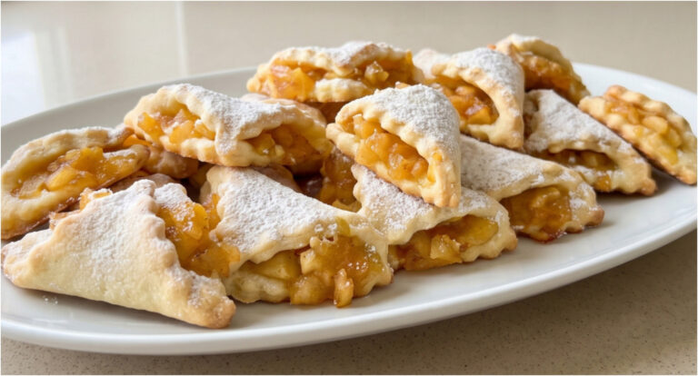 Apple Cookies from Yogurt Dough: Delicate Cinnamon Filling Without Complicated Preparation