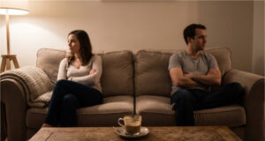 We Took a Break for a Month. When I Found Out She Slept With Someone Else, She Was Surprised I Cared Tension in the relationship.
