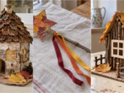 All You Need Are Leaves, Chestnuts and a Few Sticks: 20 Magical Autumn Craft Ideas for Kids Twig cottage with a leaf roof and stick fence