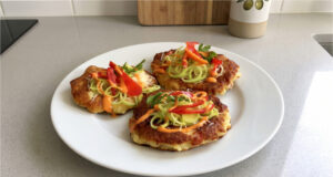 Hearty Potato Pancakes from Boiled Potatoes: Crispy Dinner from Leftovers in 25 Minutes Various potato pancakes topped with cheese and vegetables